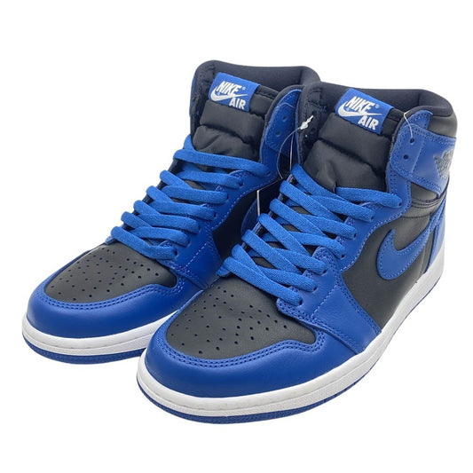 NIKE ナイキ 21年製 555088-404 AIR JORDAN 1 RETRO HIGH OG DARK MARINA BLUE エア ジョーダン レトロ ハイ ダーク マリーナ ブルー AJ1 ハイカット スニーカー ブルー系 ブラック系 26cm【新古品】【未使用】【中古】