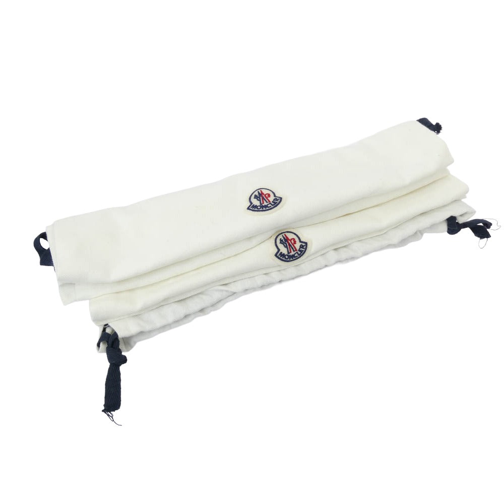 MONCLER モンクレール サイドジップ ラバー レインブーツ ブラック系 37【中古】