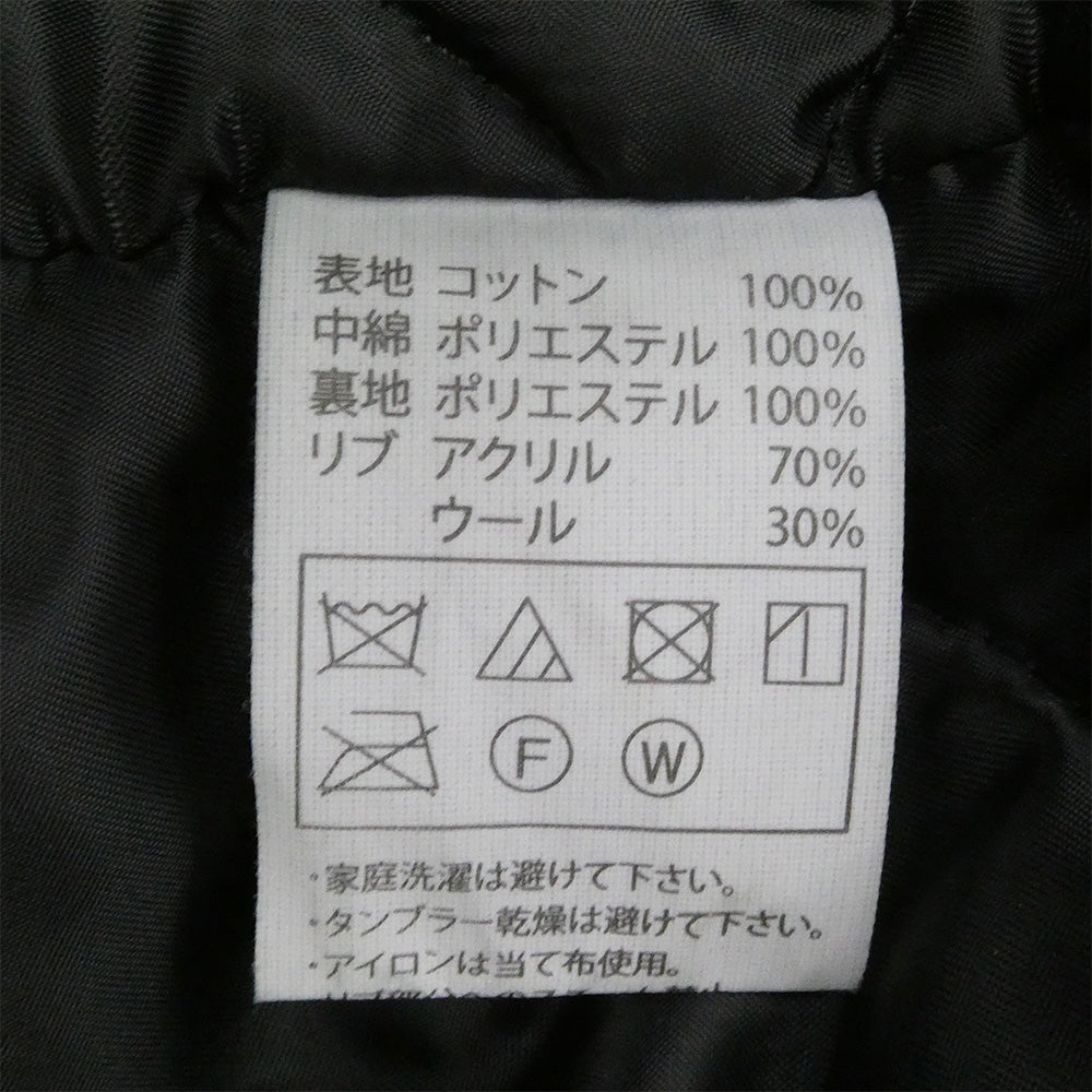 COOTIE クーティー 25AW CTE-25A213 Cotton Canvas Padded Work Jacket コットンキャンバス パデッド 中綿 ワーク ジャケット ブラック系 XL【中古】