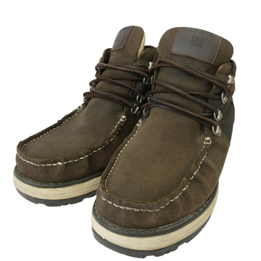 VISVIM ビズビム FANG HIKER レザー メッシュ切替 ハイカー マウンテンブーツ シューズ ブラウン系 US9【中古】