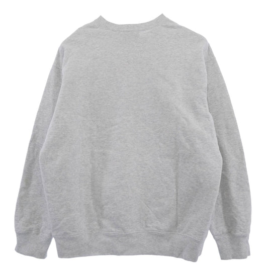 Supreme シュプリーム 21SS Crewneck プリント クルーネック スウェット トレーナー グレー系 XL【中古】