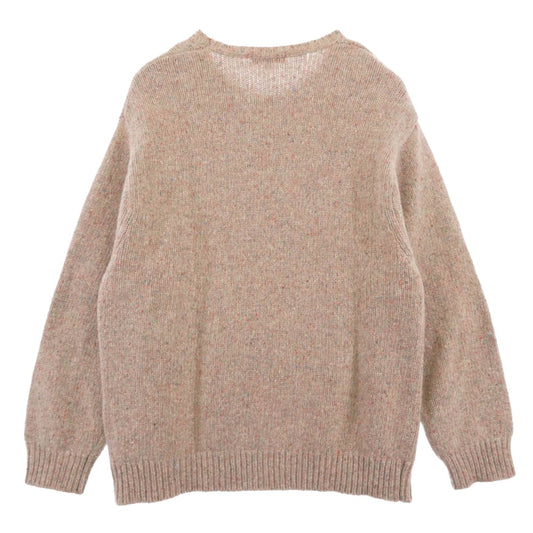 Supreme シュプリーム 22AW Small Box Speckle Sweater スモール ボックス スペックル クルーネック セーター ニット ピンク系 マルチカラー系 XL【中古】