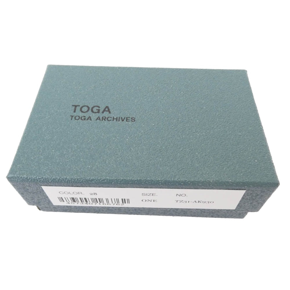 TOGA トーガ TZ31-AK930 TPV CHAIN NECKLACE チェーン ネックレス シルバー系 ブラック系【中古】