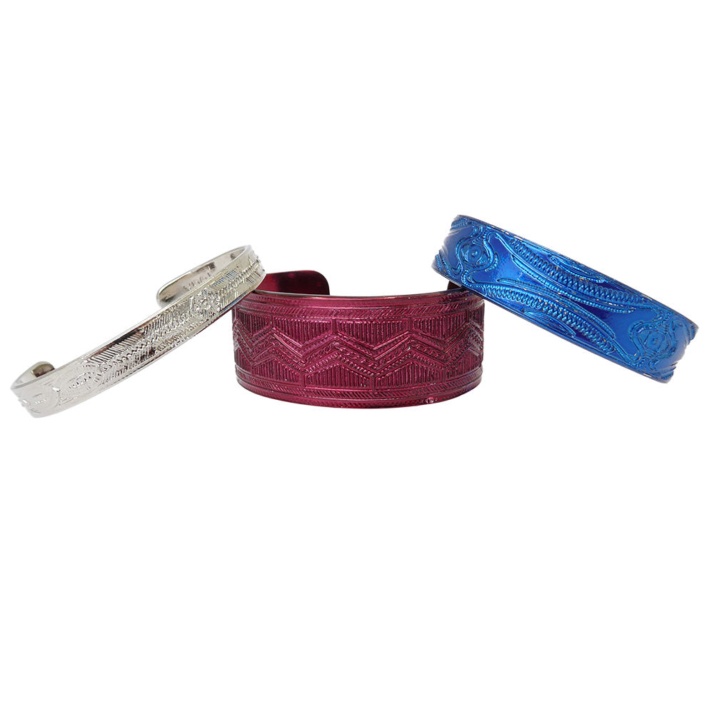 TOGA トーガ 22AW TV22-AK320 VIRILS ビリリース L BANGLE SET 3連 バングル セット レッド系 ブルー系 シルバー系【中古】 TOGA トーガ 22AW TV22-AK320 VIRILS ビリリース METAL BANGLE SET 3連