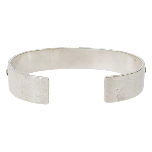 TADY&KING タディアンドキング K18ウルフ & ダブルSフェザー 平打ち バングル シルバー系 ゴールド系【中古】