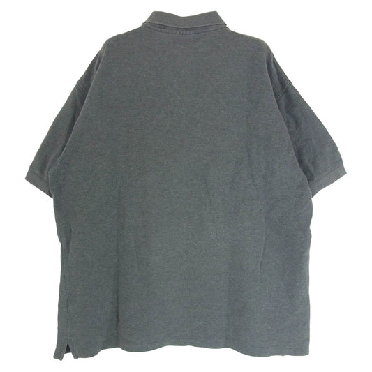 patagonia パタゴニア 95SS 52821 ロゴ 刺繍 POLO SHIRT 半袖 ポロ シャツ グレー系 L【中古】