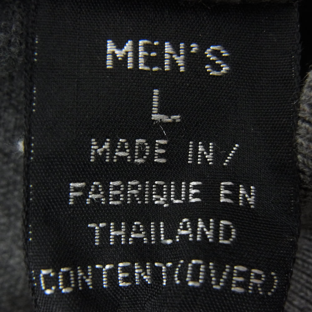 patagonia パタゴニア 95SS 52821 ロゴ 刺繍 POLO SHIRT 半袖 ポロ シャツ グレー系 L【中古】