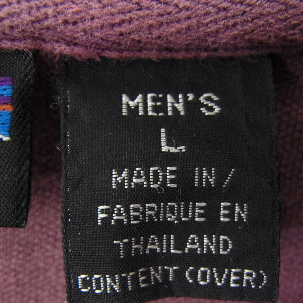 patagonia パタゴニア 95SS 52821 ロゴ 刺繍 POLO SHIRT 半袖 ポロ シャツ エンジ系 L【中古】