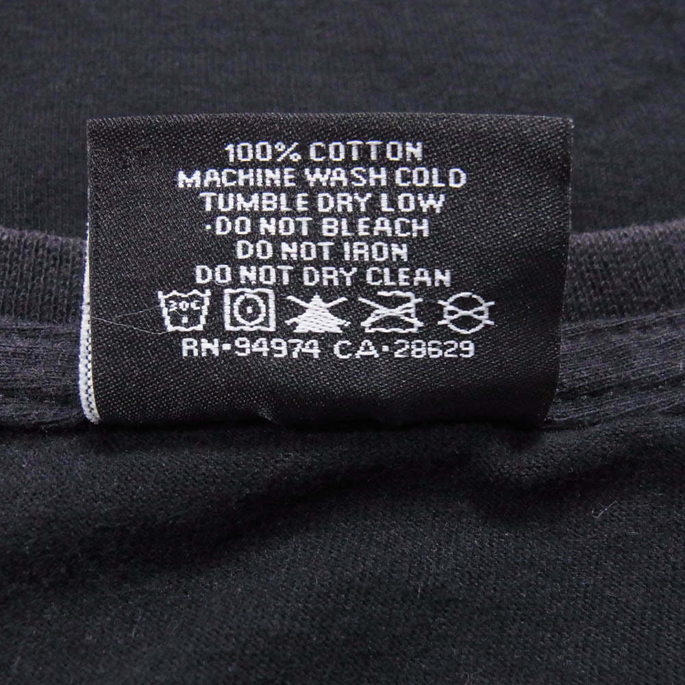 STUSSY ステューシー メキシコ製 SSリンク ロゴ ストックロゴ Tシャツ 半袖カットソー ブラック系 S【中古】