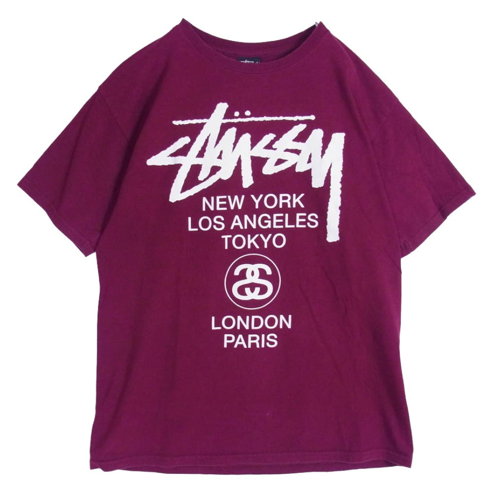 STUSSY ステューシー メキシコ製 ワールドツアー ストックロゴ 