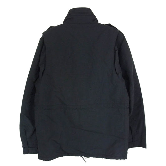 A BATHING APE アベイシングエイプ BAPESTA ベイプスタ スタッズ M-65 ナイロン フィールド ジャケット ブラック系 M【中古】