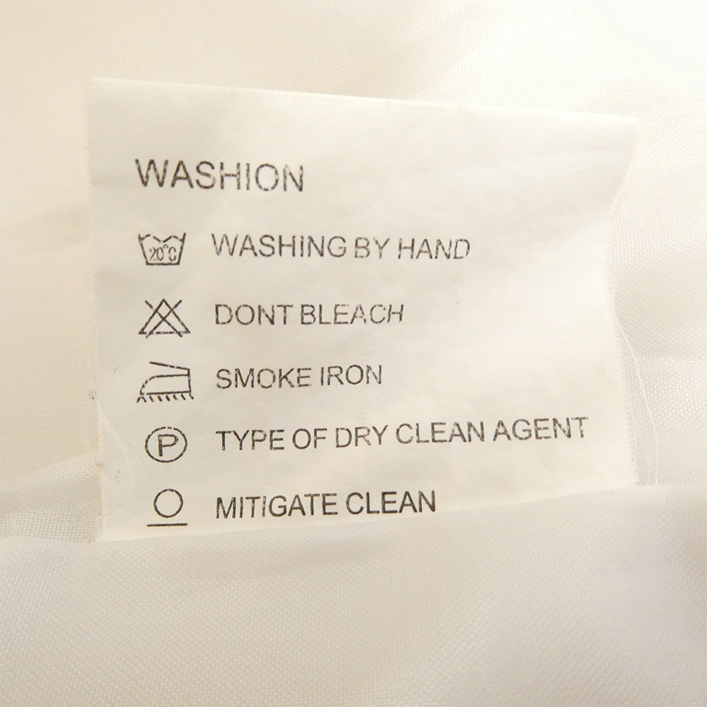 CHANEL シャネル CCマーク ココマーク ロゴ スタンドカラー 中綿 ジップアップ ナイロン ジャケット オフホワイト系 XL【中古】