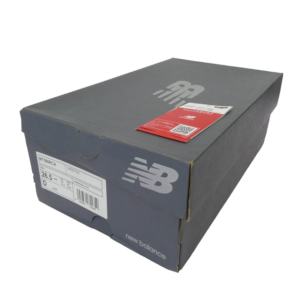NEW BALANCE ニューバランス MT580RCA 580 スニーカー ランニングシューズ ホワイト系 グリーン系 26.5cm【中古】