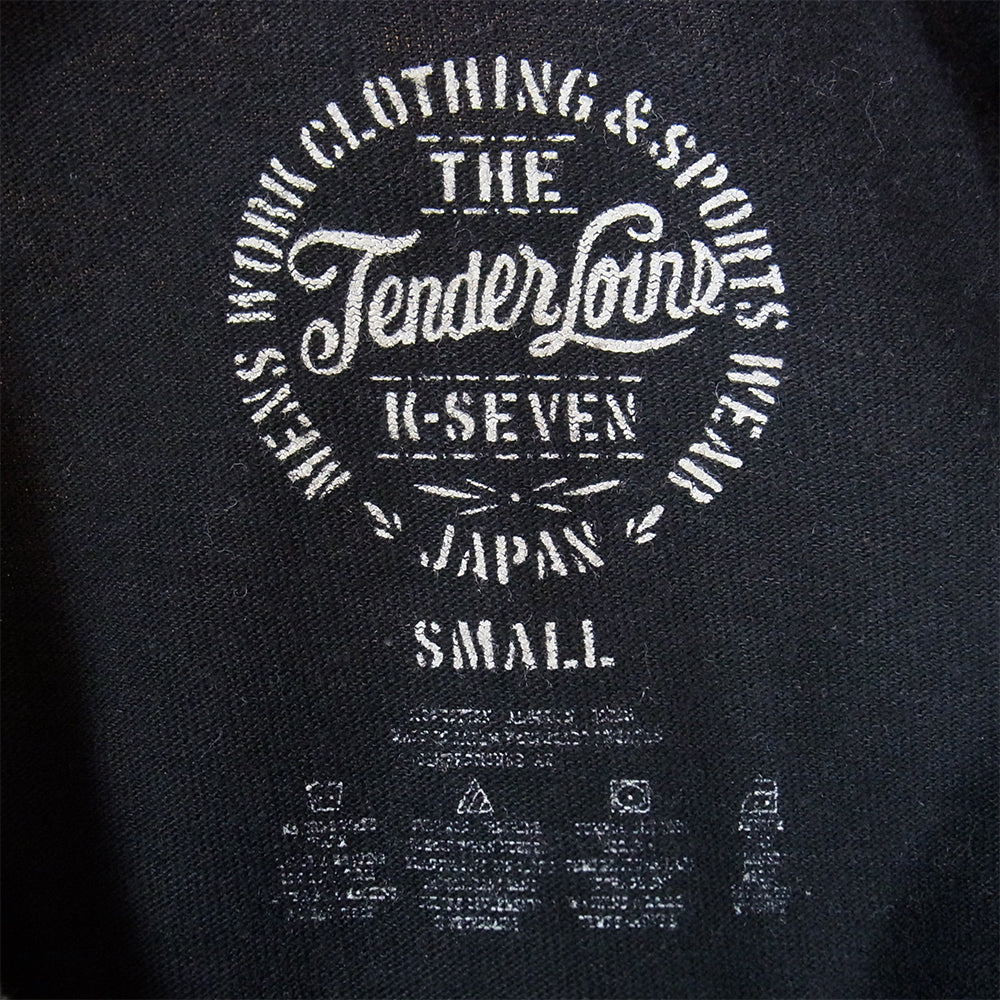 TENDERLOIN テンダーロイン T-TEE a hell of a good shit プリント Tシャツ ブラック系 S【中古】
