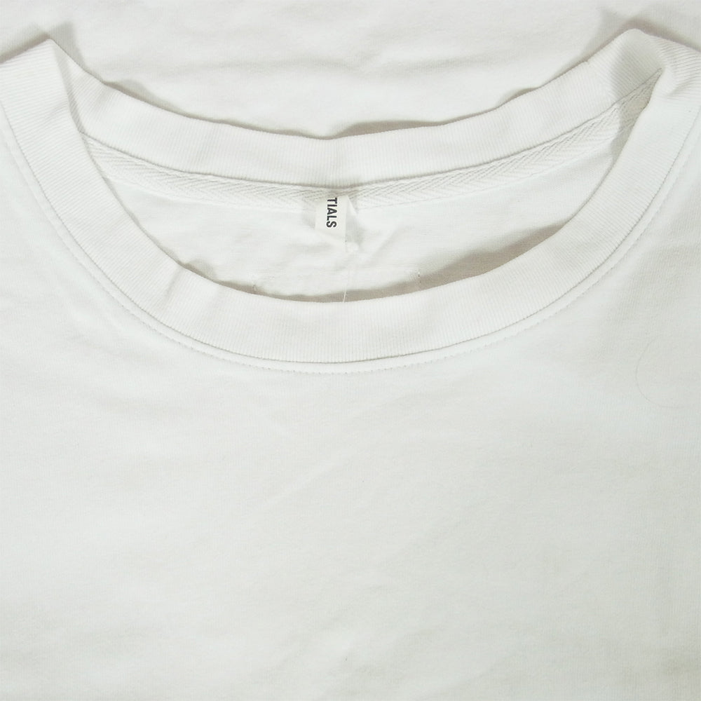 FEAR OF GOD フィアオブゴッド FOG ESSENTIALS エッセンシャルズ 半袖 Tシャツ カットソー ホワイト系 M【中古】