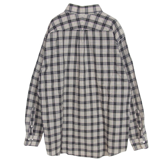 BURBERRY バーバリー ボタンダウン 長袖 チェック シャツ マルチカラー系 LL【中古】