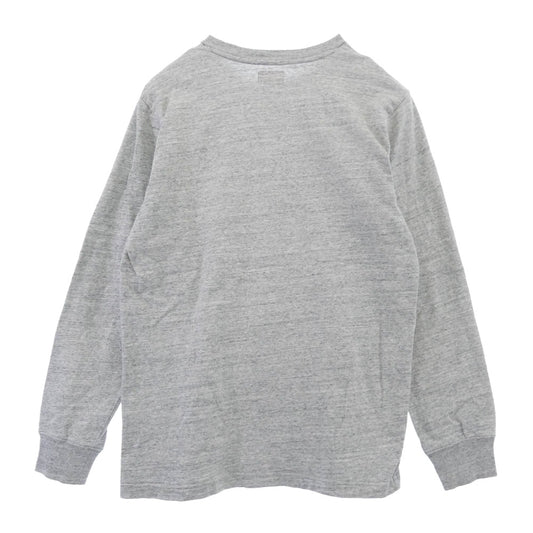 Supreme シュプリーム L/S Pocket Tee ロングスリーブ 長袖 ポケット Tシャツ カットソー ロンT グレー系 M【中古】