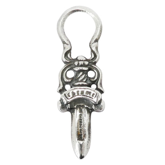 CHROME HEARTS クロムハーツ(原本無) #5 DAGGER ZIP2 ダガージップ ペンダントトップ シルバー系【中古】