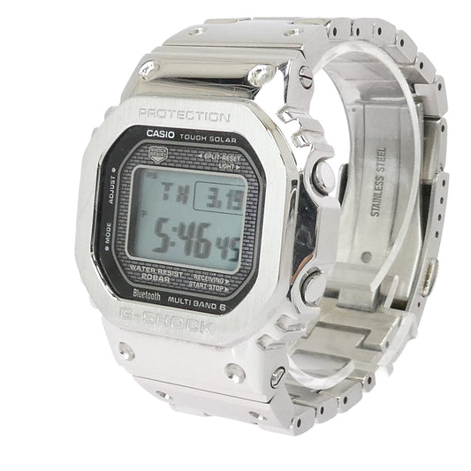 G-SHOCK ジーショック GMW-B5000D フルメタル 電波ソーラー 腕時計 ウォッチ シルバー系【中古】