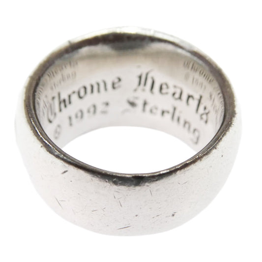 CHROME HEARTS クロムハーツ(原本無) FLRL CRS フローラルクロス リング シルバー系 約10.5号【中古】