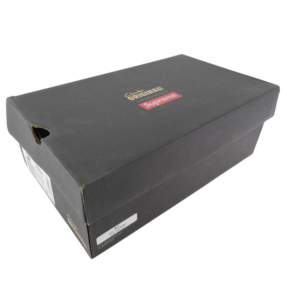 Supreme シュプリーム Clarks クラークス 25SS Clarks クラークス Reflective Wallabee Silver ワラビー シューズ グレー系 25.5cm【極上美品】【中古】