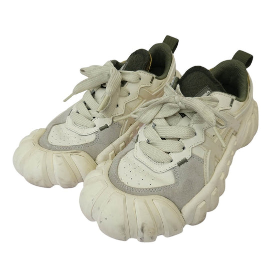 ONITSUKA TIGER オニツカタイガー F460622 DENTIGRE LS スニーカー ホワイト系 カーキ系 24.5cm【中古】