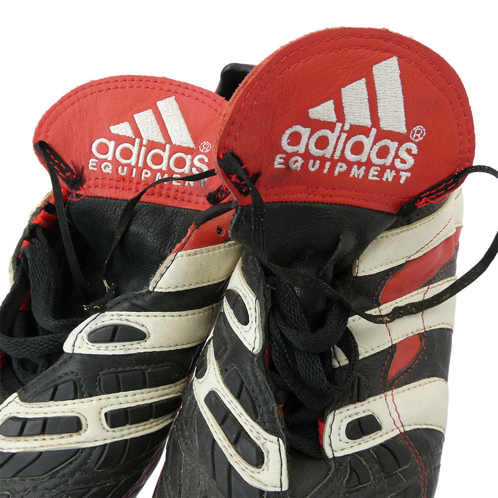 adidas アディダス 98年製 VINTAGE ヴィンテージ predator アクセレレイター スパイク スニーカー ブラック系 レッド系 実寸サイズ:26cm【中古】