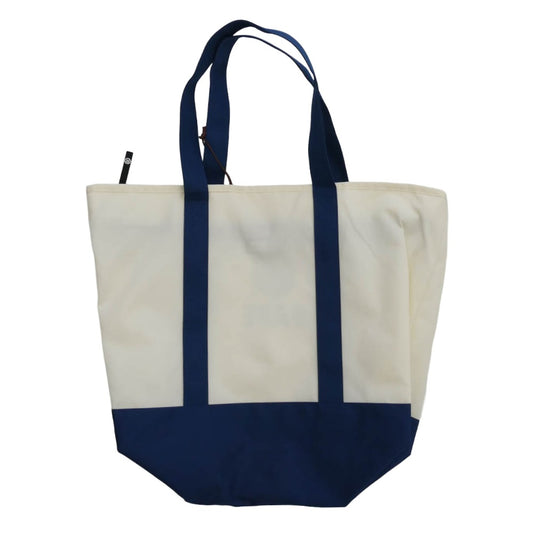 A BATHING APE アベイシングエイプ 1M20182001 ロゴ プリント トート バッグ ホワイト系 ブルー系【新古品】【未使用】【中古】