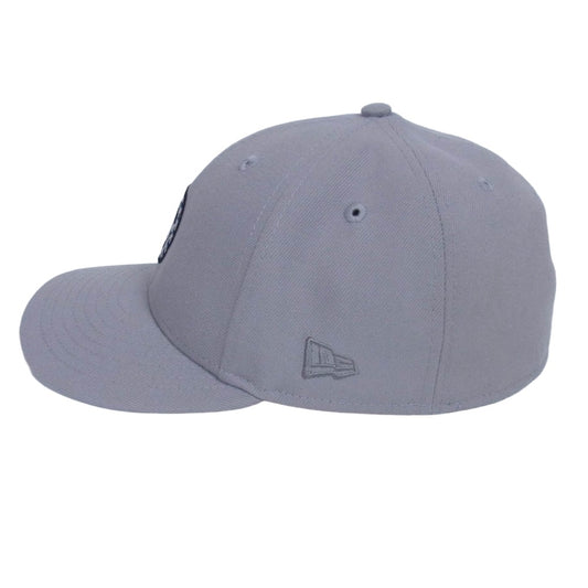 DESCENDANT ディセンダント 22SS 221NEDS-HT02 × NEW ERA ニューエラ VORTEX LP 59FIFTY CAP ヴォルテックス ワッペンデザイン キャップ 帽子 グレー系 59.6【中古】