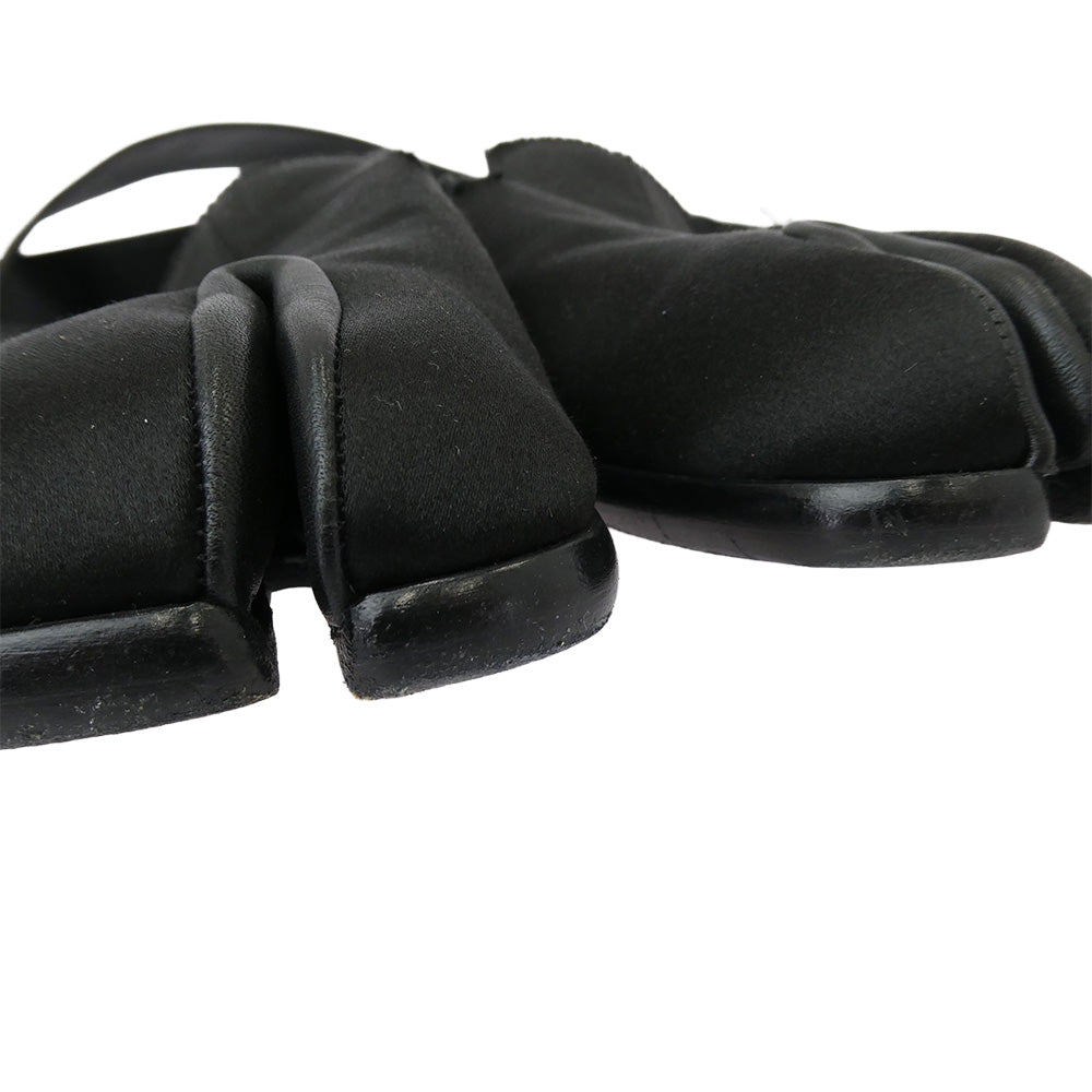 MAISON MARGIELA メゾンマルジェラ Tabi Strap Ballerina 足袋 タビ アンクル ストラップサンダル ブラック系 39【中古】
