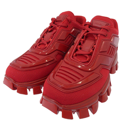 PRADA プラダ 819 CLOUDBUST THUNDER クラウドバスト サンダー スニーカー レッド系 38.5【中古】