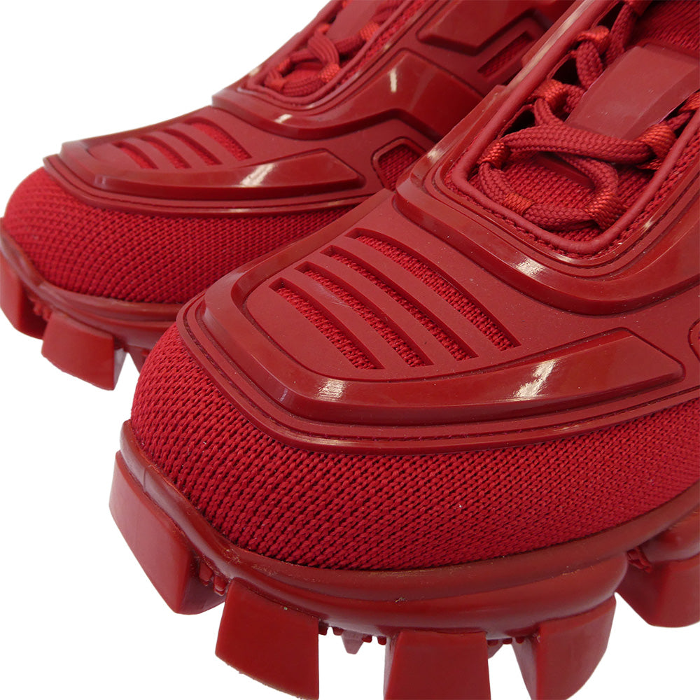 PRADA プラダ 819 CLOUDBUST THUNDER クラウドバスト サンダー スニーカー レッド系 38.5【中古】