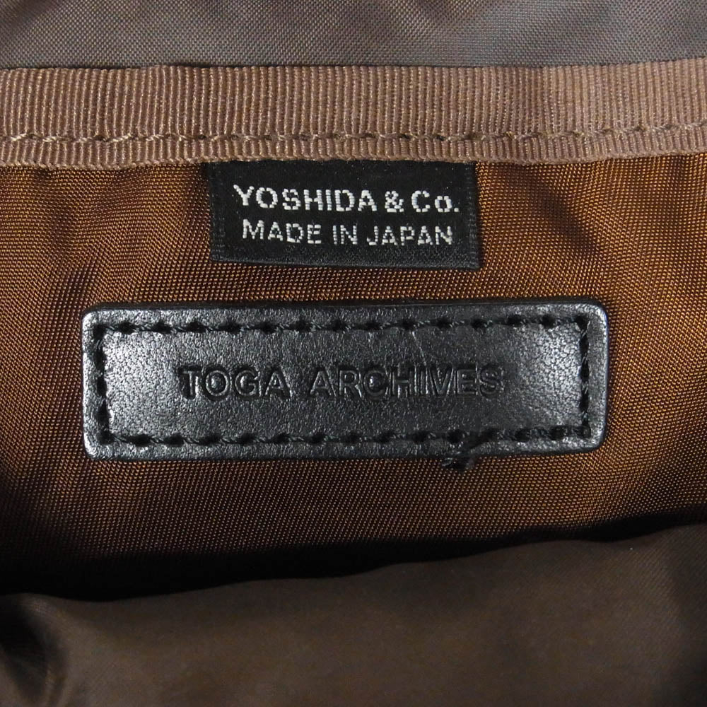 PORTER ポーター TOGA トーガ String Bag コンチョ ナイロン ストリング ショルダー バッグ ブラウン系【中古】