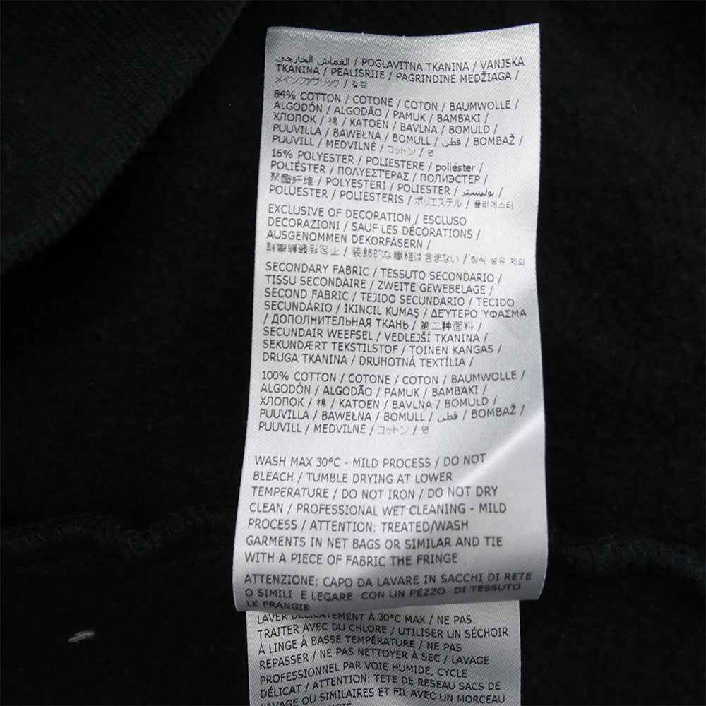 Supreme シュプリーム 24SS x MM6 Zip Up Hooded Sweatshirt エムエムシックス ジップアップ フーデッド スウェットシャツ フーディー パーカー ブラック系 M【中古】