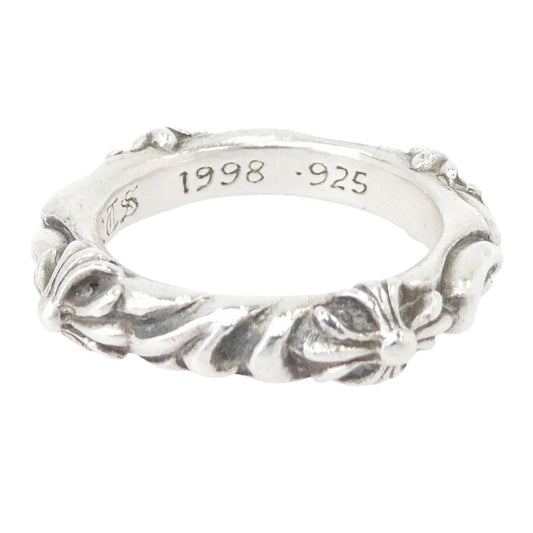 CHROME HEARTS クロムハーツ(原本無) SBT BAND SBTバンド リング シルバー系 14号【中古】