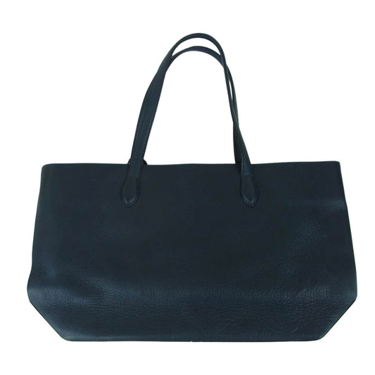 FARO ファーロ FABIO MOUSSE レザー トート バッグ ダークネイビー系【中古】