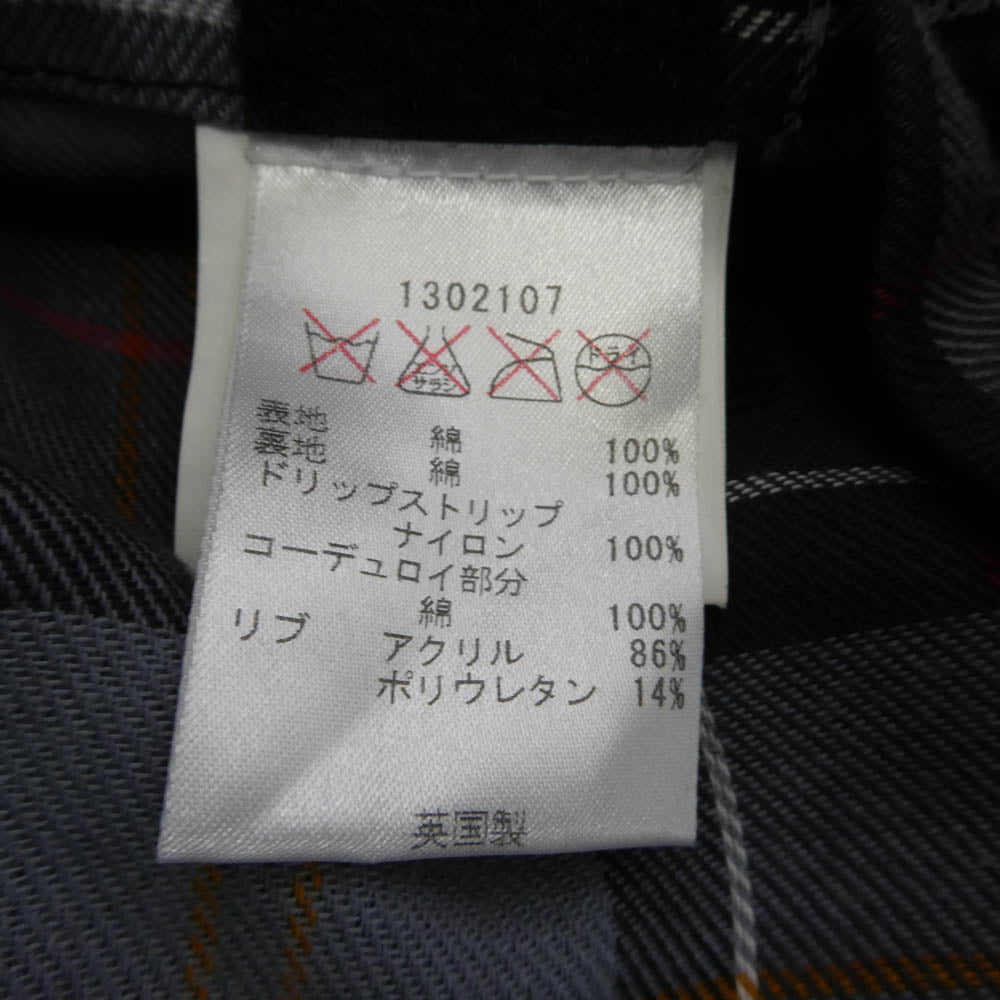 Barbour バブアー 1302107 英国製 SL BEDALE 3ワラント ビデイル オイルド ジャケット チャコール系 38【中古】