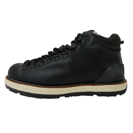 VISVIM ビズビム SERRA セラ サイドジップ レザー トレッキングシューズ マウンテンブーツ ブラック系 8【極上美品】【中古】