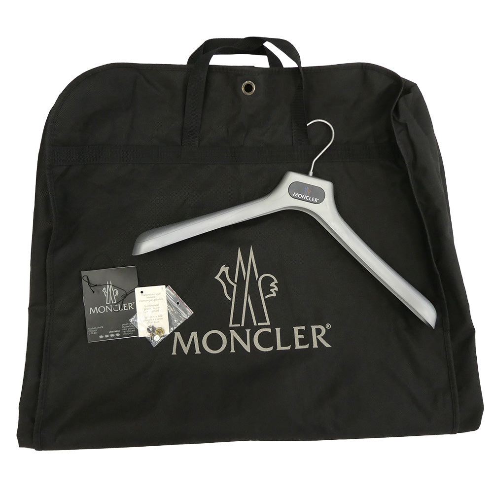 MONCLER モンクレール 42352-00-69010 レザー ダウン ジャケット ブラック系 1【中古】