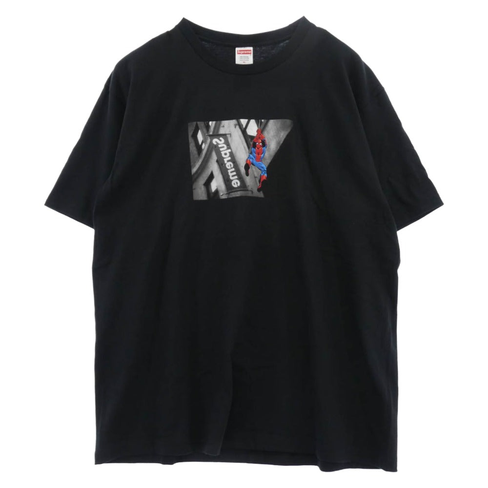 トップス L 26SS Supreme Spider-Man Tee Black Supreme シュプリーム 26SS Spider Man Tee スパイダーマン プリント