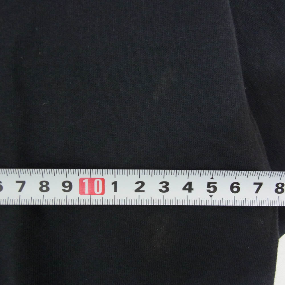 A BATHING APE アベイシングエイプ AAPTEM9252XXA × AAPE BY A BATHING エーエイプバイアベイシングエイプ バックプリント Tシャツ 半袖カットソー ブラック系 M【極上美品】【中古】