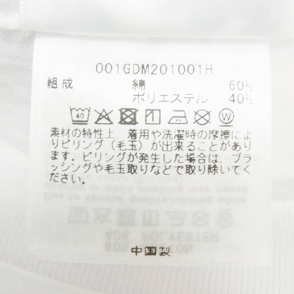 A BATHING APE アベイシングエイプ 26SS 0ZXACM001821Q カレッジロゴ プリント Tシャツ 半袖カットソー ホワイト系 M【新古品】【未使用】【中古】