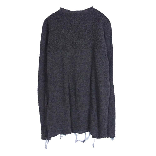COMME des GARCONS HOMME PLUS コムデギャルソンオムプリュス AD1994 PT040010 ヴィンテージプリュス 90s 94年製 ウール縮絨 製品加工 アーカイブ ダメージ ニット セーター グレー系 不明【中古】