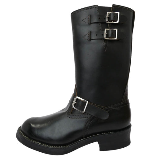 WESCO ウエスコ SP7700LL430 CUSTOM BOSS カスタムボス ダブルベルト レザー エンジニア ブーツ ブラック系 9E【中古】