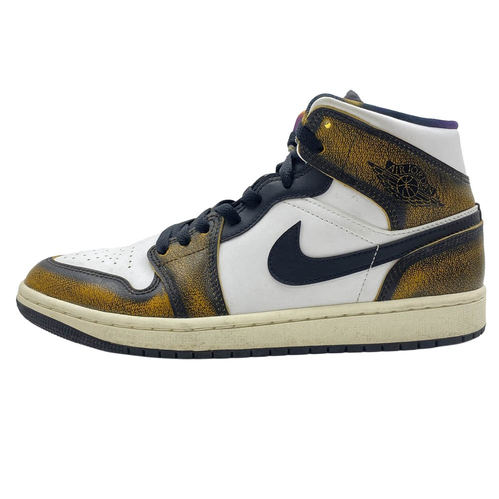 NIKE ナイキ/エアジョーダン1ミッド/ウェアアウェイ/DQ8417-071/サイズ:26cm/26cm/メンズスニーカー/Bランク/75【中古】 NIKE ナイキ DQ8417-071 Air Jordan 1 Mid Wear Away エアジョーダン1