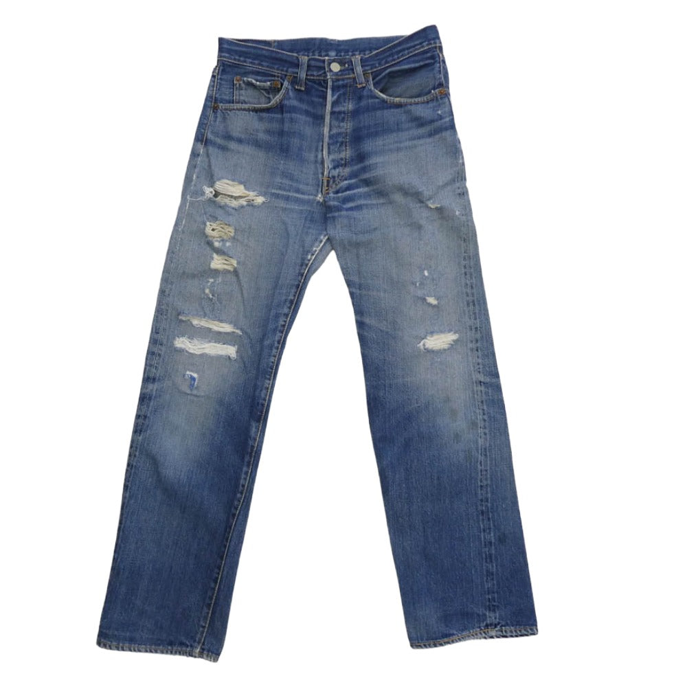 Levi's リーバイス 60s 501 BIG E Aタイプ Vステッチ ボタン裏刻印4 両面不均等V デニム パンツ インディゴブルー系【中古】 6c14732ag0350xaa5-1.jpg?v=