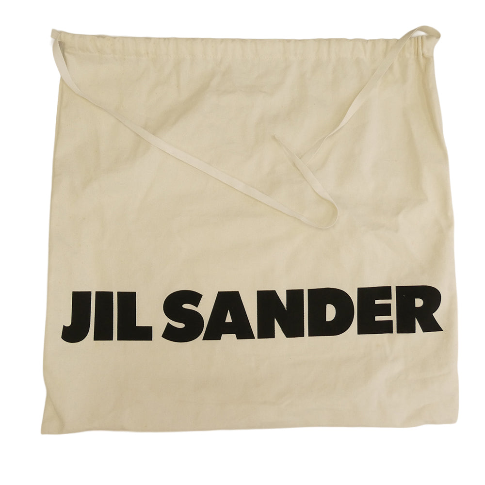 JIL SANDER ジルサンダー バンブーハンドル レザー 3WAY ショルダー トートバッグ クラッチバッグ ブラック系【中古】
