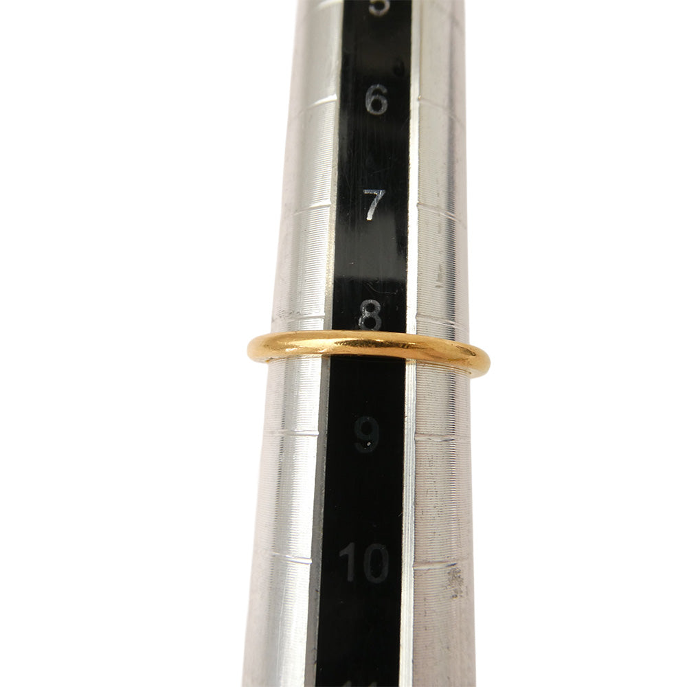 CHROME HEARTS クロムハーツ(原本無) 22K BUBBLGM HEART 22Kバブルガム ハート リング ゴールド系 約8号【中古】