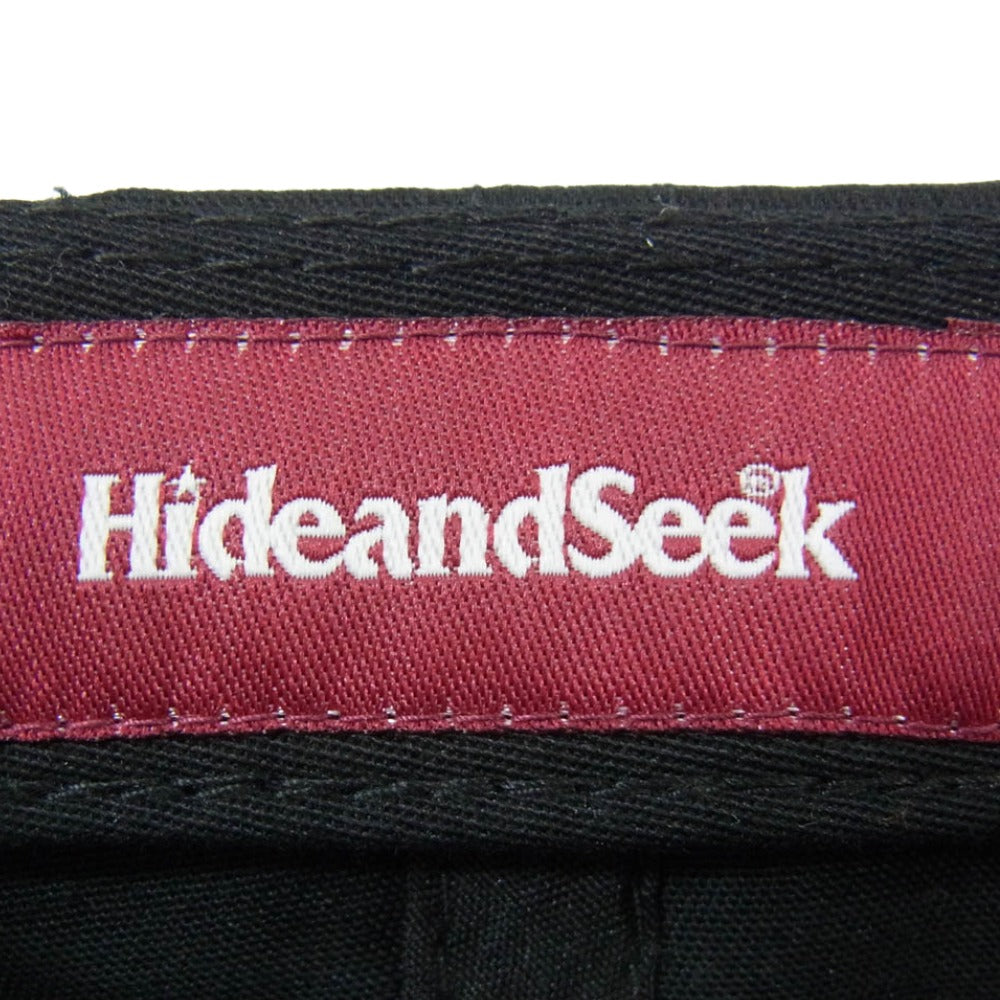 HideandSeek ハイドアンドシーク 23SS HS Baseball CAP ベースボール キャップ 帽子 ブラック系【新古品】【未使用】【中古】