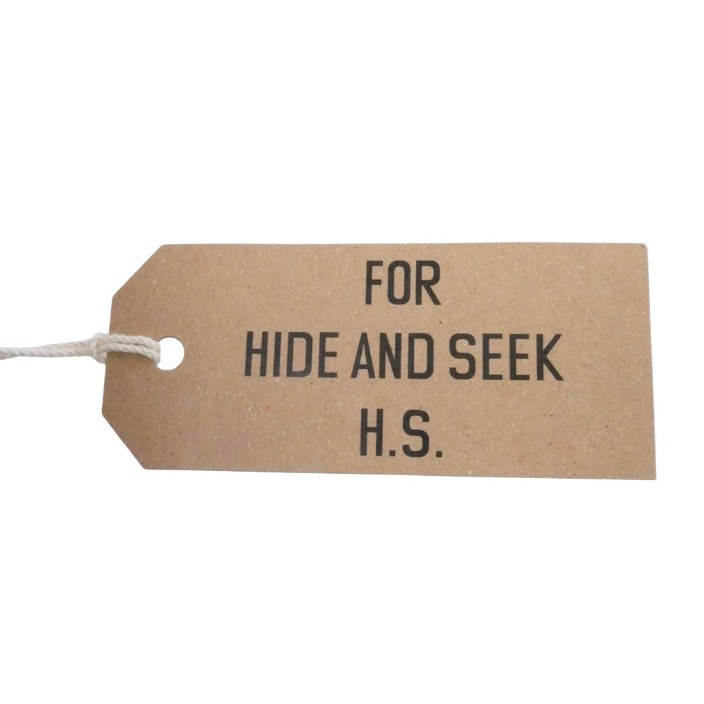 HideandSeek ハイドアンドシーク 23SS BASEBALL CAP ロゴ刺繍 ベースボール キャップ 帽子 カーキ系【新古品】【未使用】【中古】